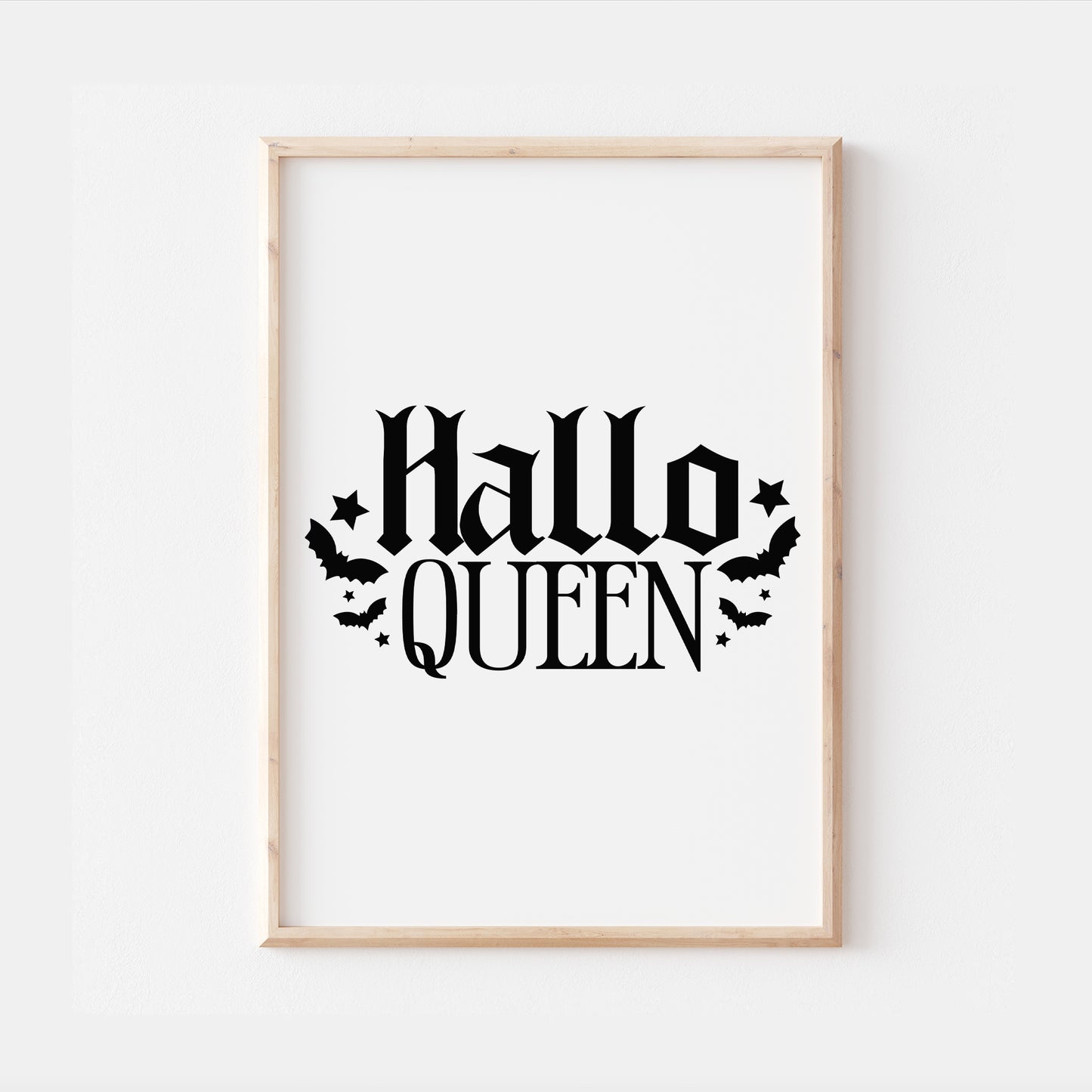 HalloQueen Gothic Quote Print