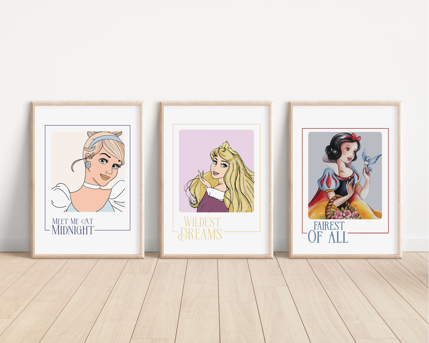 Disney Princesses Quote Kids Prints