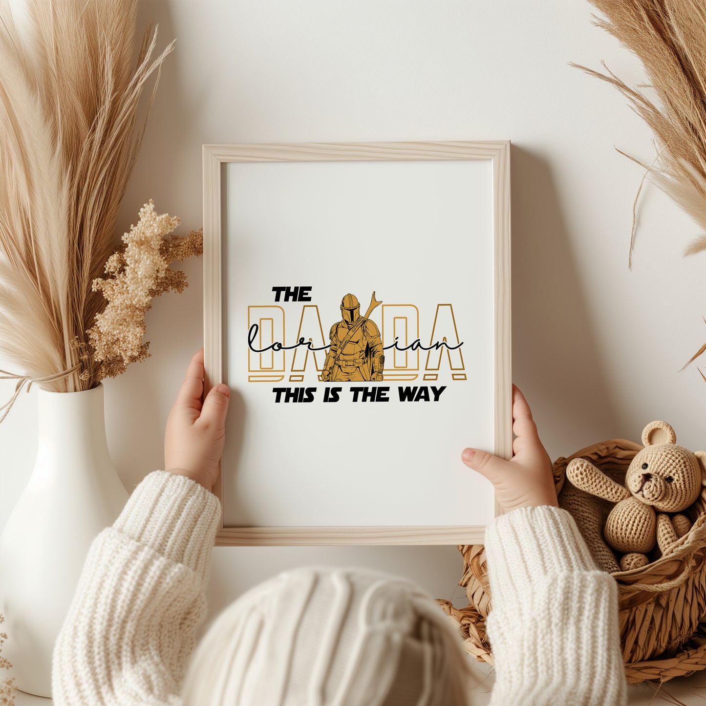 Dad Fathers Day Star Wars Print