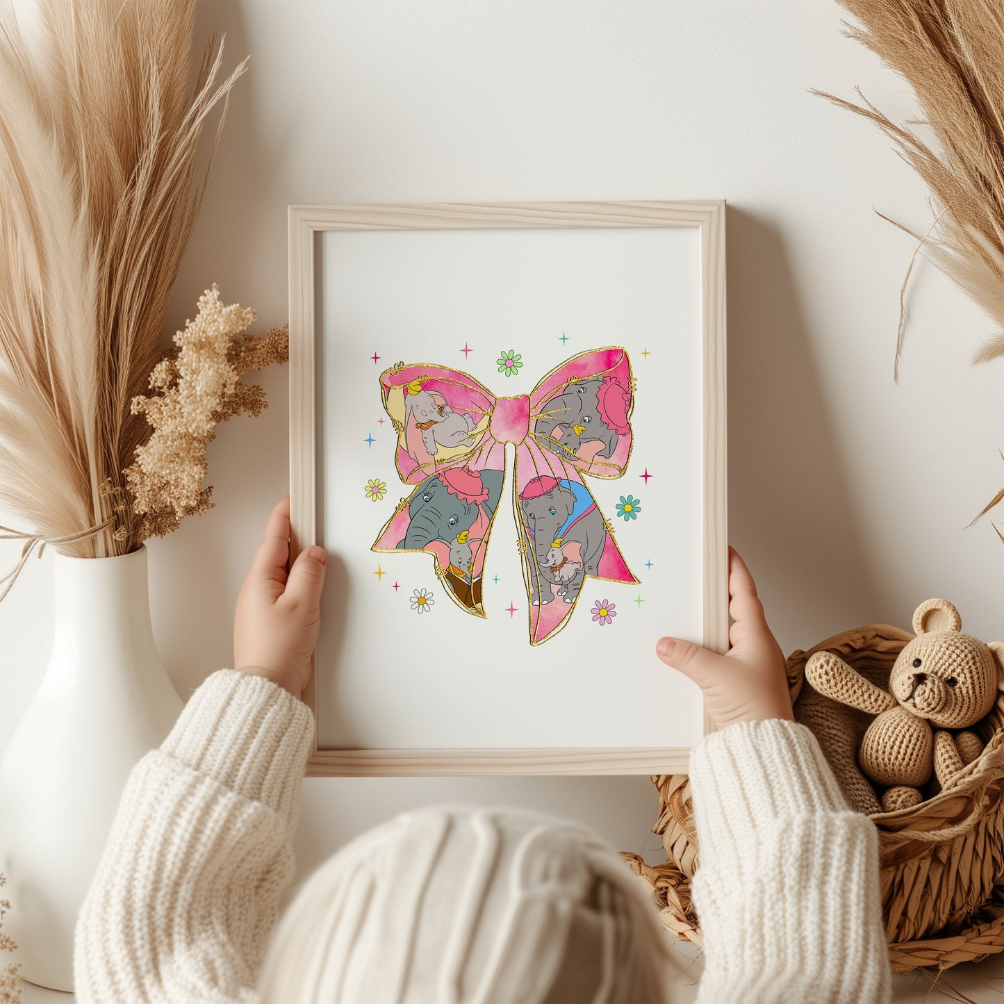 Dumbo & Jumbo Disney Bow Print