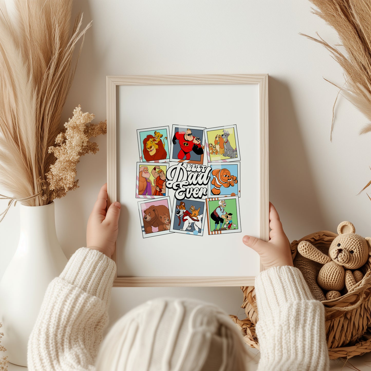 Best Dad Ever Disney Fathers Day Print
