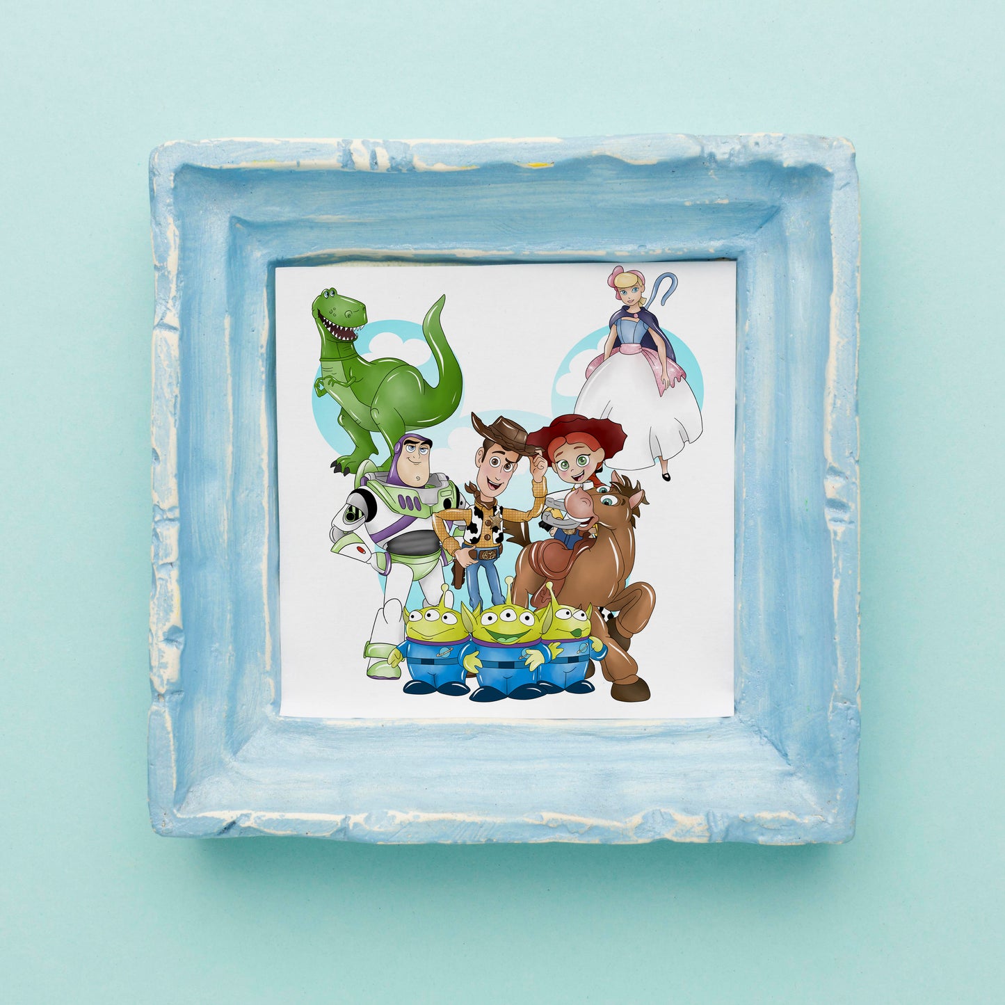 Toy Story Mickey Head Print