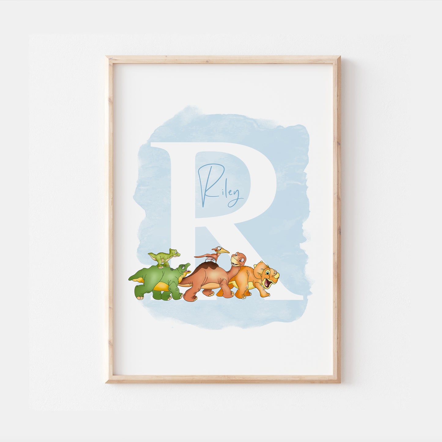 Personalised Land Before Time Dinosaur Print