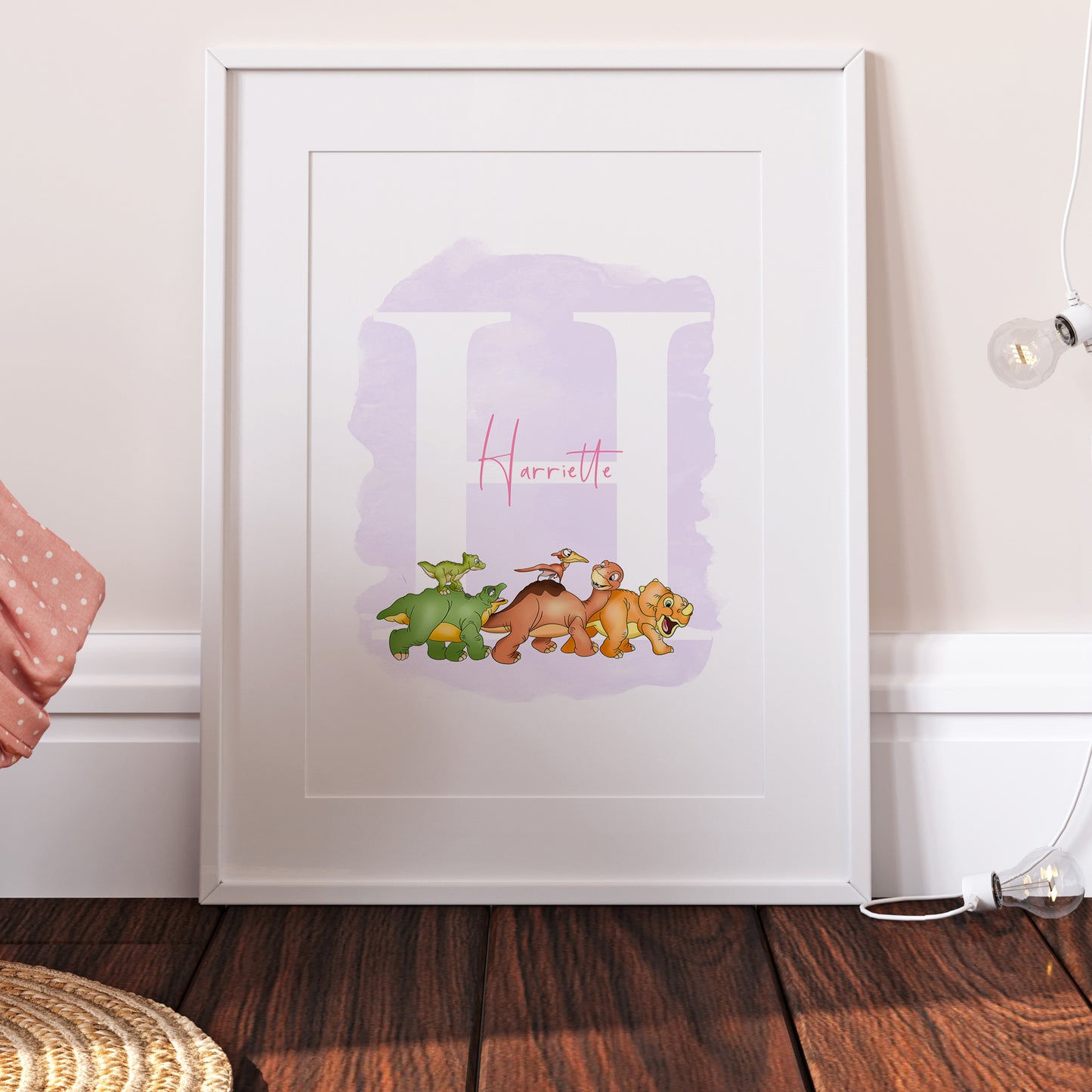 Personalised Land Before Time Dinosaur Print