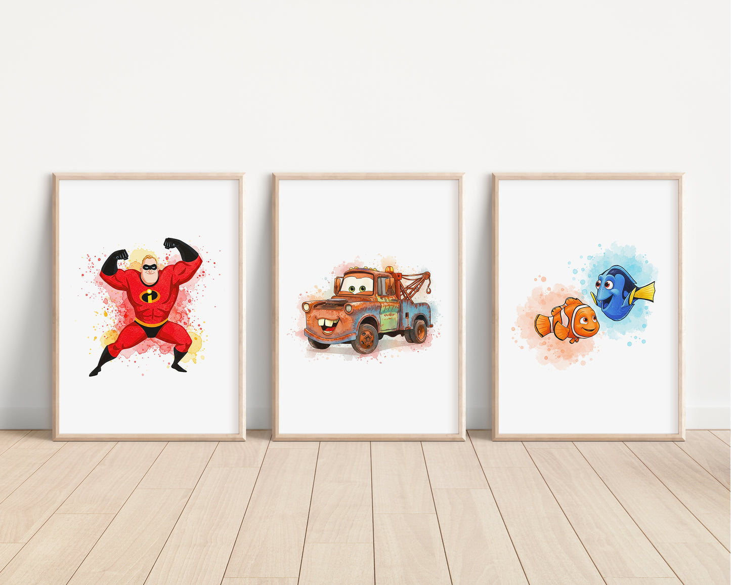 Watercolour Pixar Disney Prints