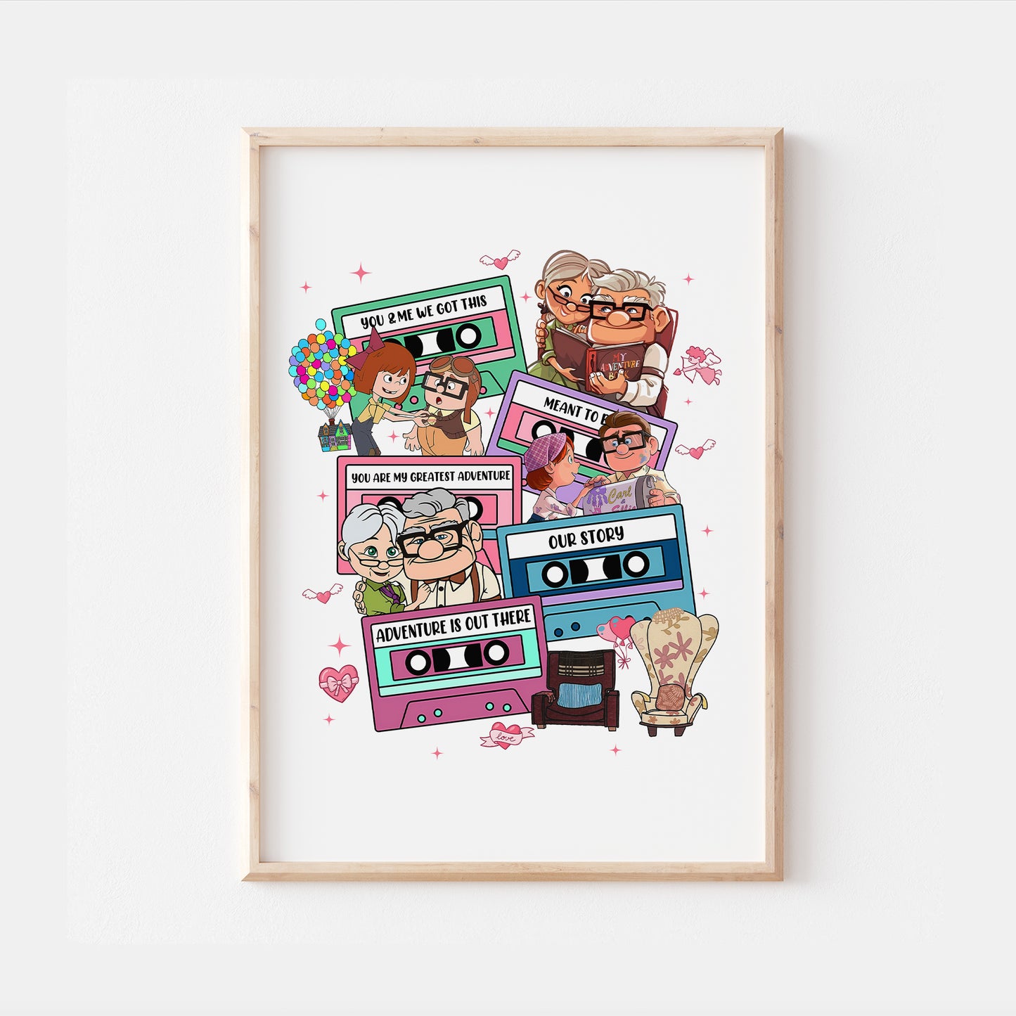 Carl & Ellie Fredicksen UP Disney Print
