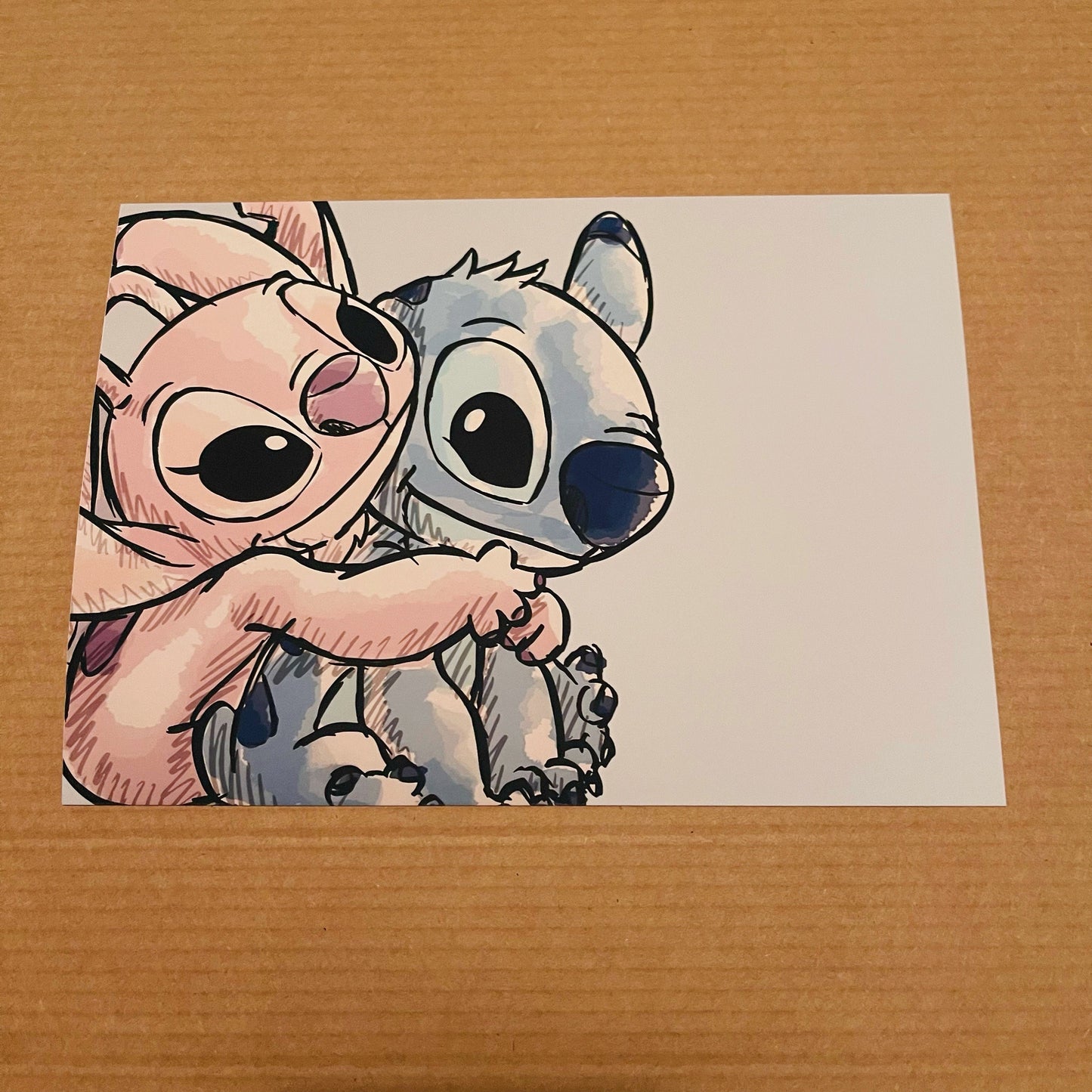 Stitch & Angel | Lilo | Bedroom Quote Print Kids Children Pixar Disney Babies Nursery Bedroom Art Wall Decor Hawaii Aliens Cute Newborn