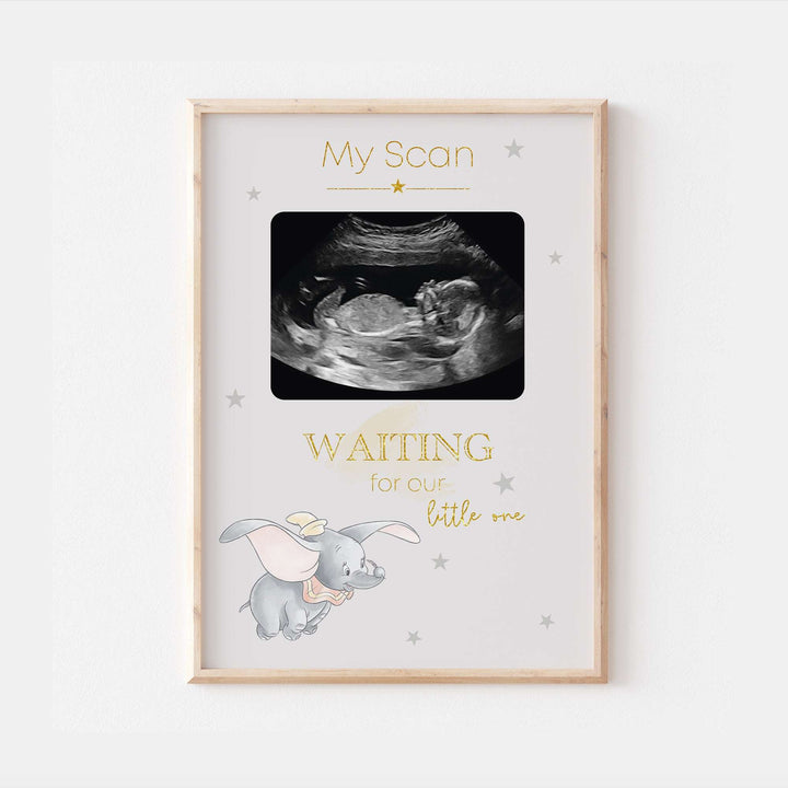 Dumbo Personalised Baby Scan Ultrasound Print