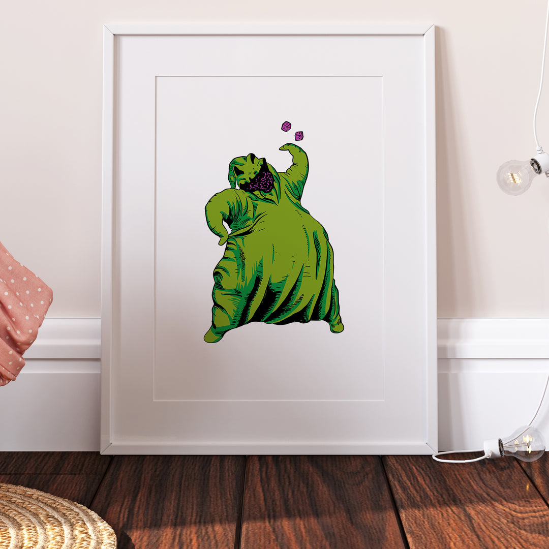 The Nightmare Before Christmas Oogie Boogie Print