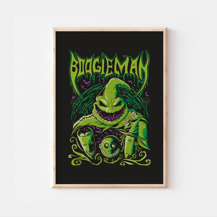 The Nightmare Before Christmas Oogie Boogie Print