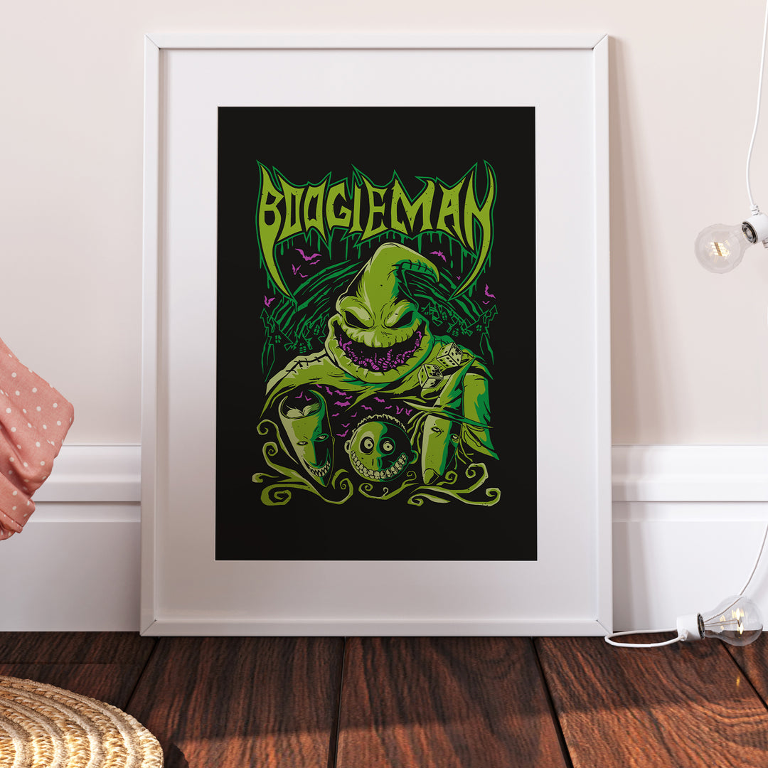 The Nightmare Before Christmas Oogie Boogie Print