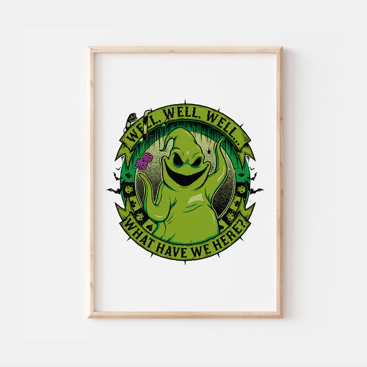 The Nightmare Before Christmas Oogie Boogie Print