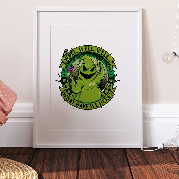 The Nightmare Before Christmas Oogie Boogie Print