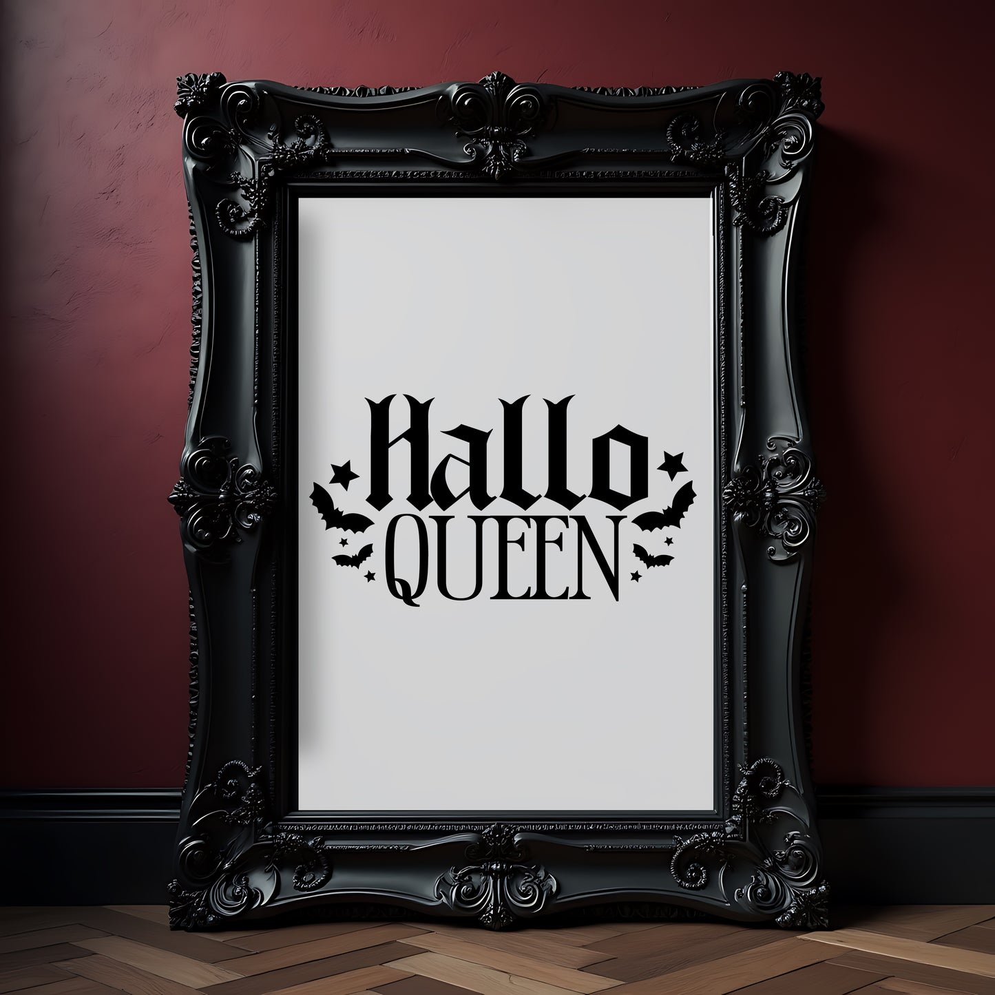 HalloQueen Gothic Quote Print