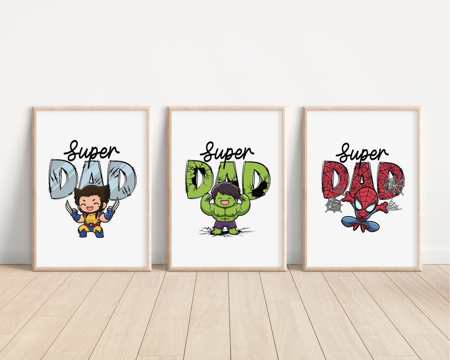 Superdad Avengers Fathers Day Print