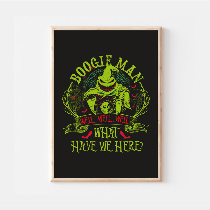 The Nightmare Before Christmas Oogie Boogie Print