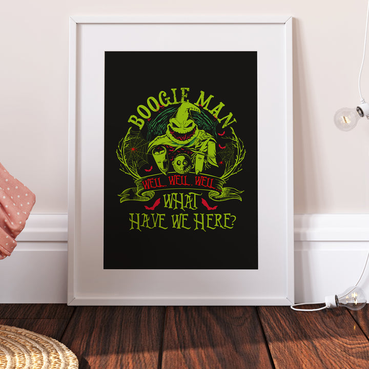 The Nightmare Before Christmas Oogie Boogie Print