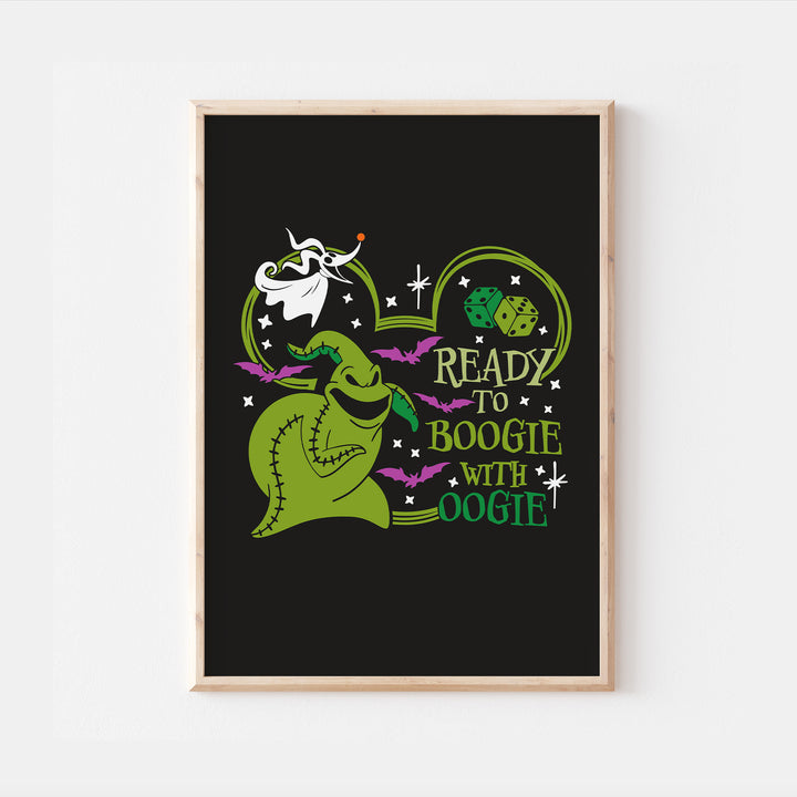 The Nightmare Before Christmas Oogie Boogie Print