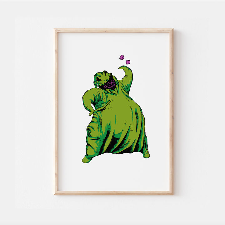 The Nightmare Before Christmas Oogie Boogie Print