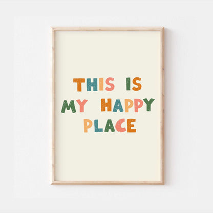 Colourful Kids Nursery Quotes Prints