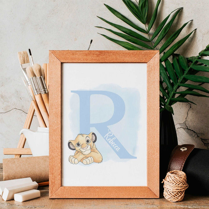 Personalised Simba Print | The Lion King Quote Pixar Disney Nala Movie Kids Children Babies Nursery Bedroom Art Wall Decor Poster