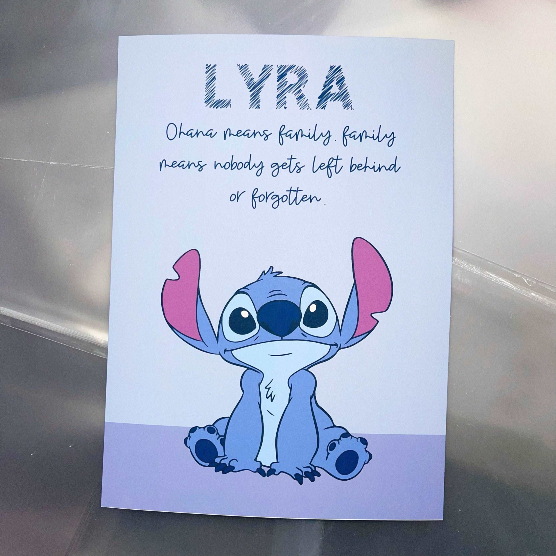 Lilo & Stitch Personalised Print | Lilo Stitch Alien Monster Hawaii Bedroom Kids Children Nursery Bedroom Art Wall Disney Pixar
