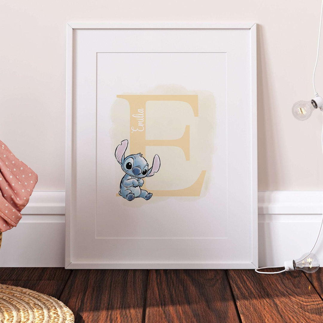 Personalised Lilo & Stitch Print | Quote Pixar Disney Movie Kids Children Babies Nursery Bedroom Art Wall Decor Aliens Hawaii Stitch Poster