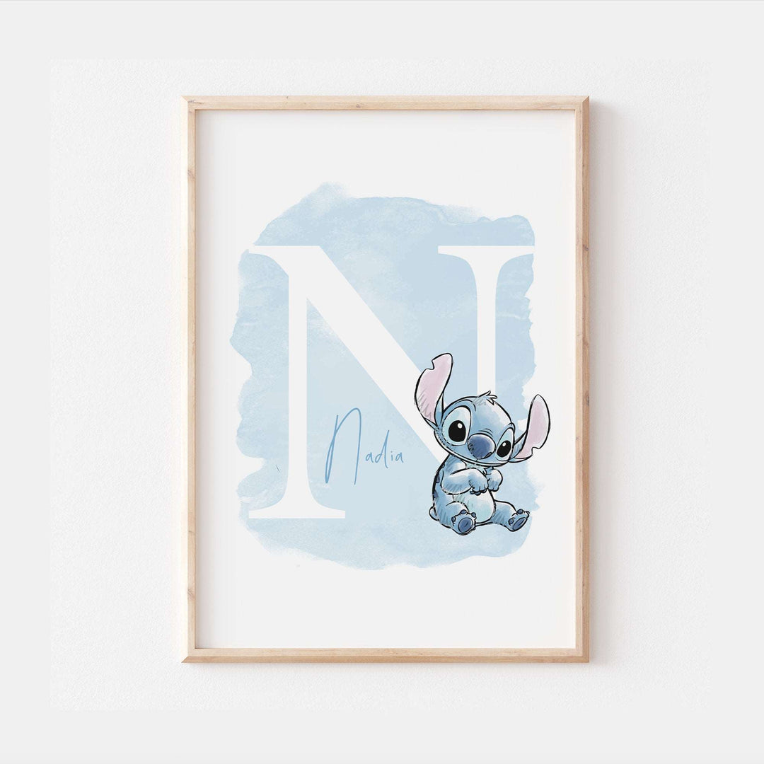 Personalised Lilo & Stitch Print | Quote Pixar Disney Movie Kids Children Babies Nursery Bedroom Art Wall Decor Aliens Hawaii Stitch Poster