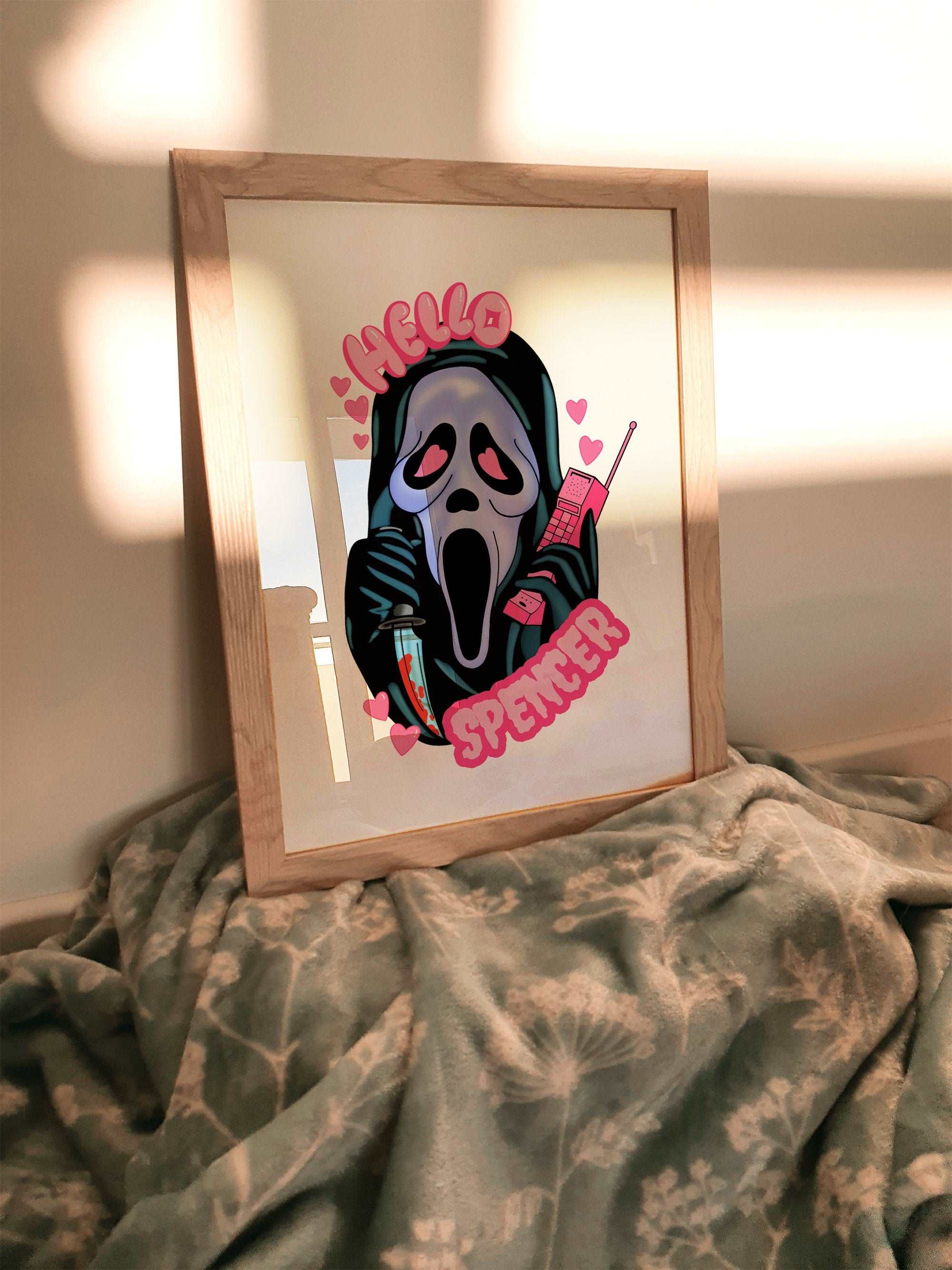 Ghostface hanging art store