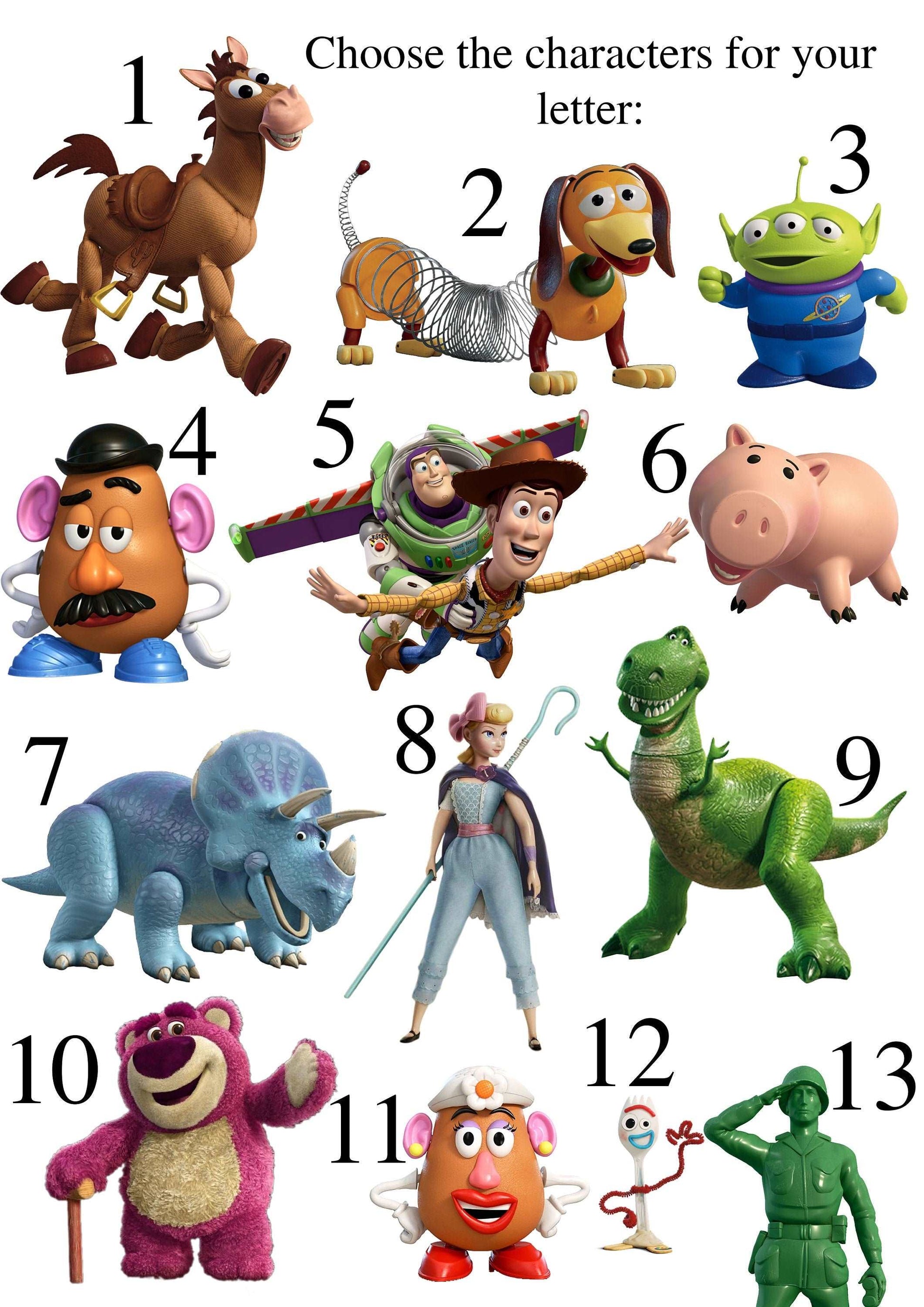 Names Toy Story All Characters Toy Story Online Characters Horse