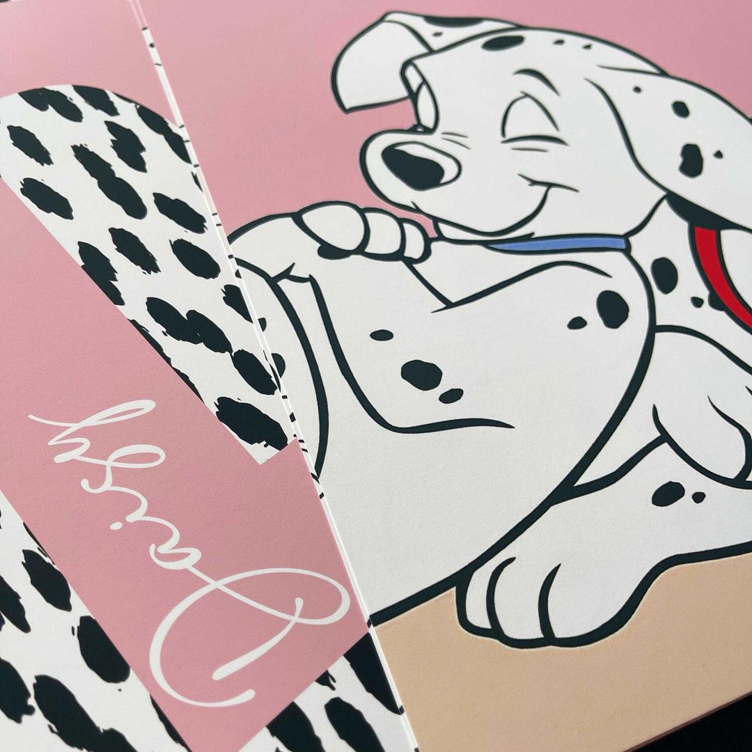 SET OF 3 Personalised 101 Dalmatians | Patch Spot Pongo Perdita Bedroom Print Kids Children Nursery Bedroom Art Wall Disney Pixar