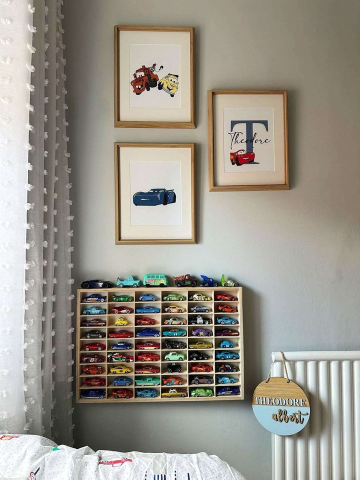 SET OF 3 Cars Personalized Print | Lightning McQueen Mater Sally Doc Quote Bedroom Print Kids Children Nursery Bedroom Art Wall Disney Pixar