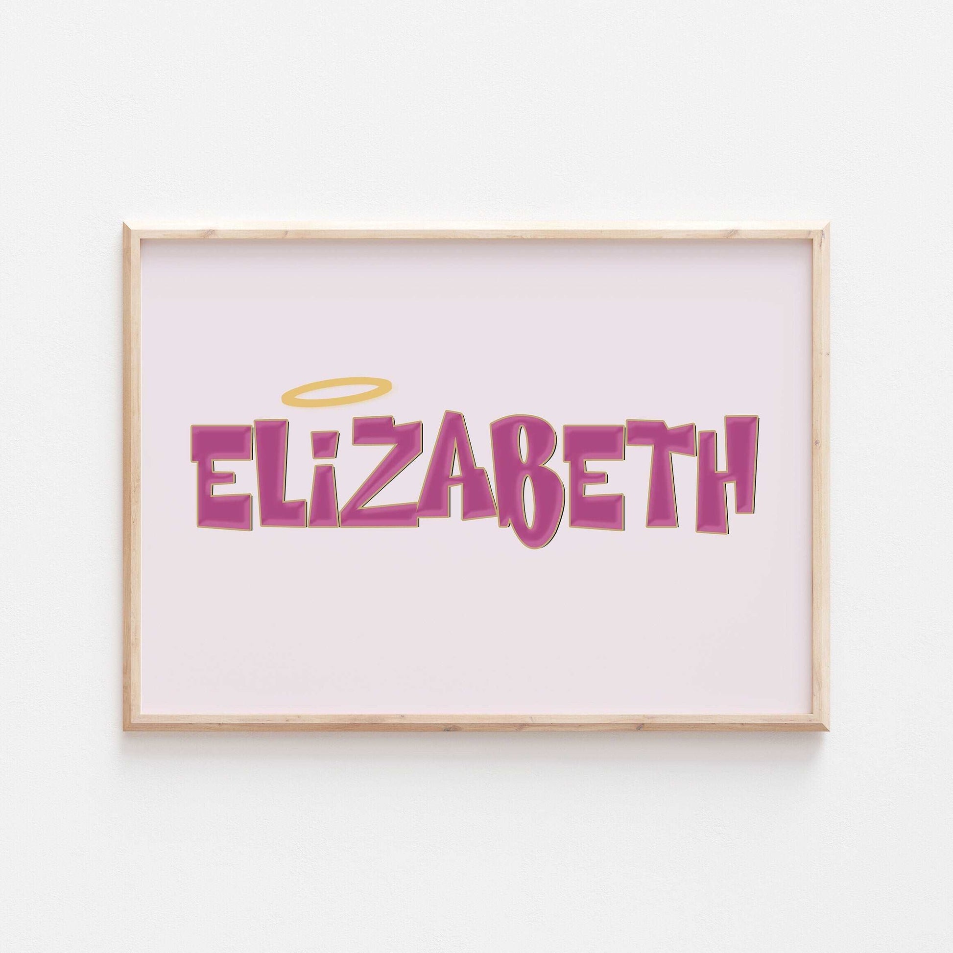 BRATZ Personalised Print | Cloe Jade Sasha Yasmin Name Art | Baby Kids Wall Decor Princess Dolls Movie Bedroom Nursery
