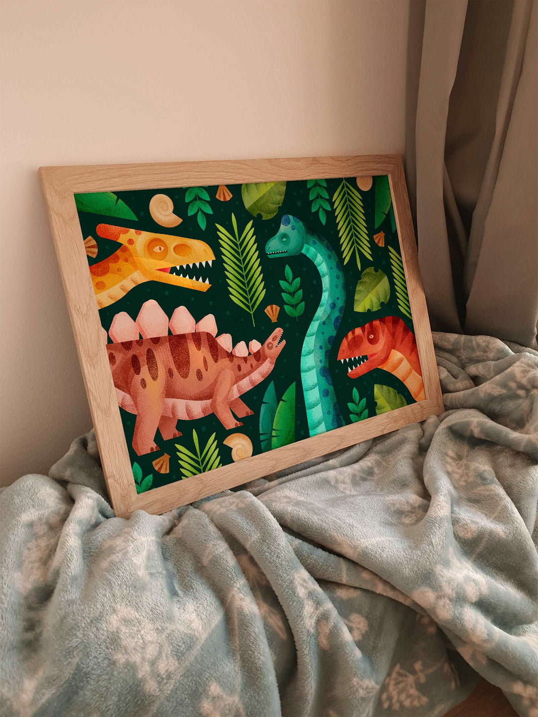 Jurassic Dinosaurs Kids Bedroom Print