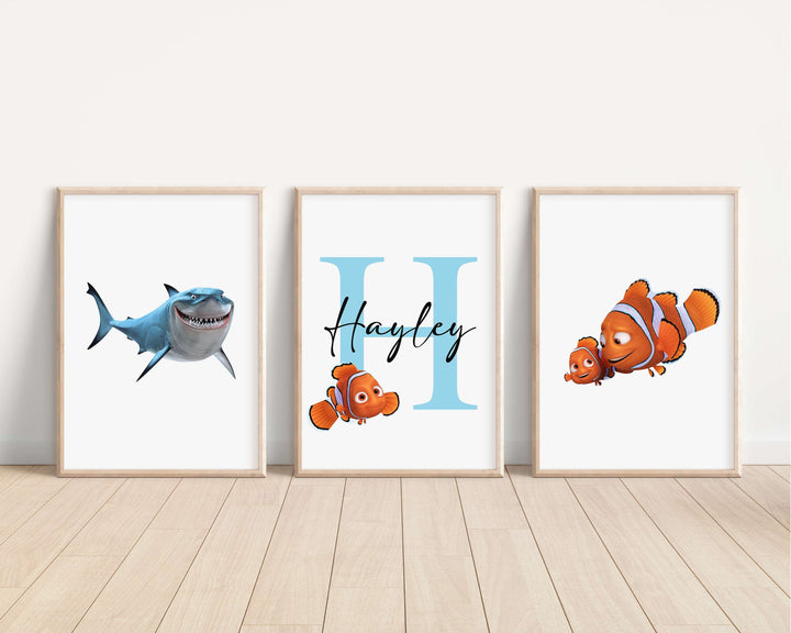 SET OF 3 Finding Nemo Prints