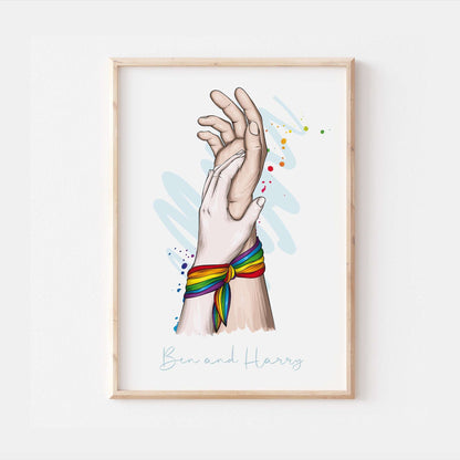 Personalised LGBT Couples Print