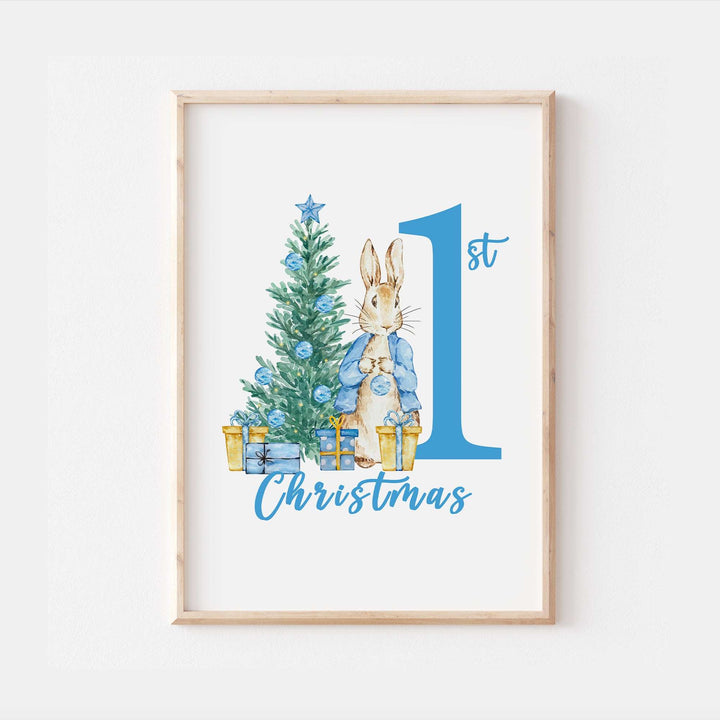 Peter Rabbit First Christmas Home Print