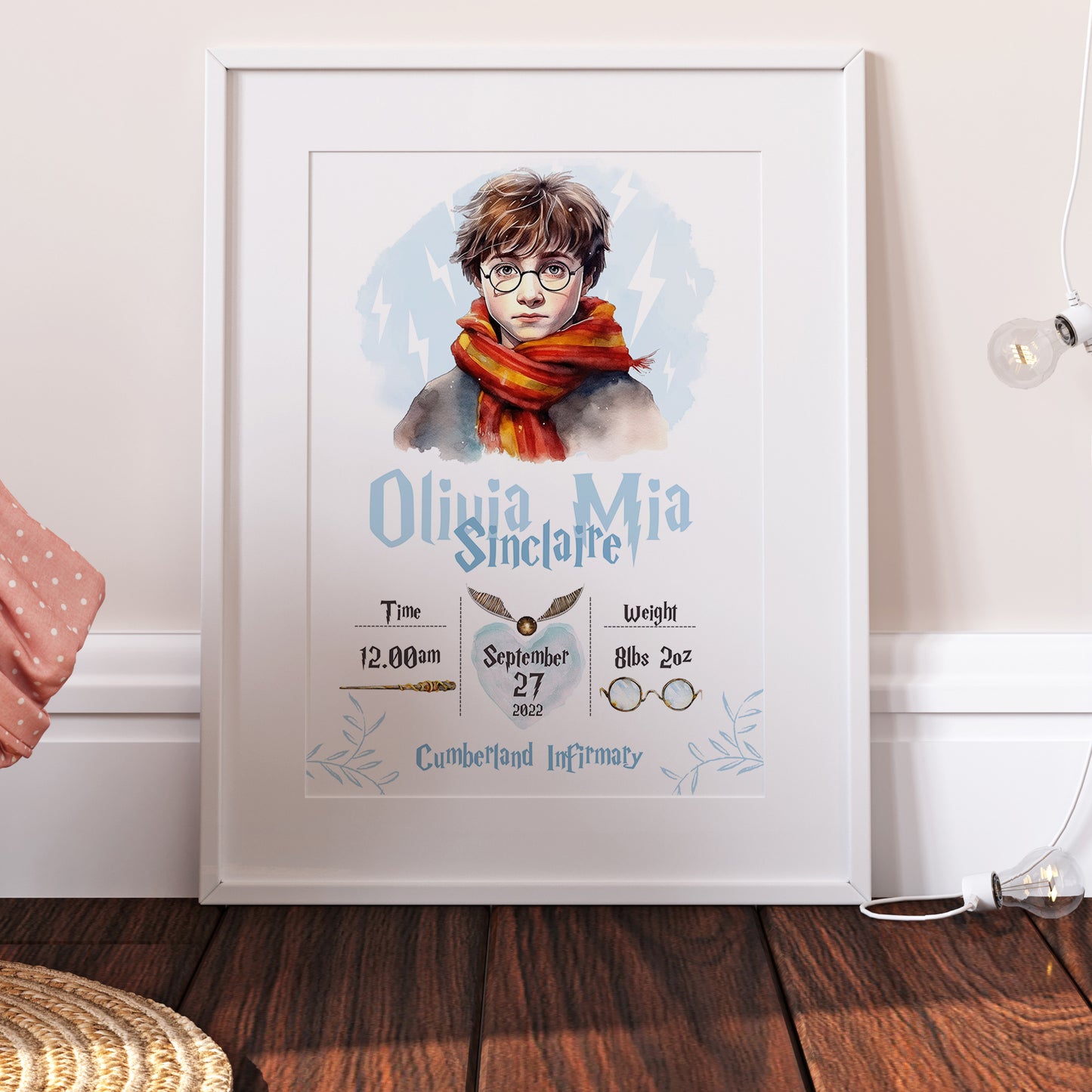 Harry Potter Personalised The Day You Were Born Bedroom Print