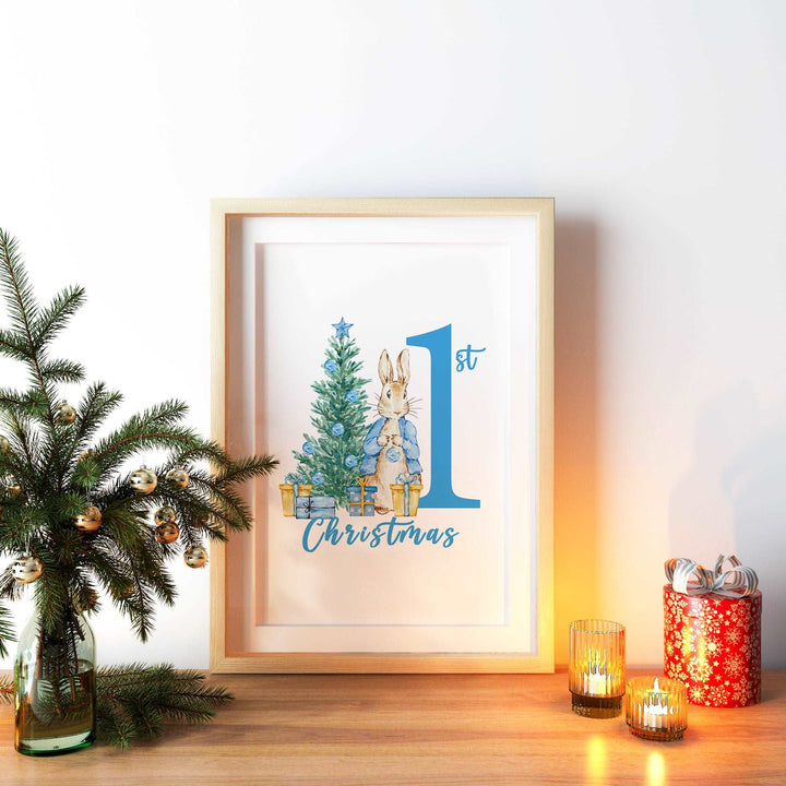 Peter Rabbit First Christmas Home Print