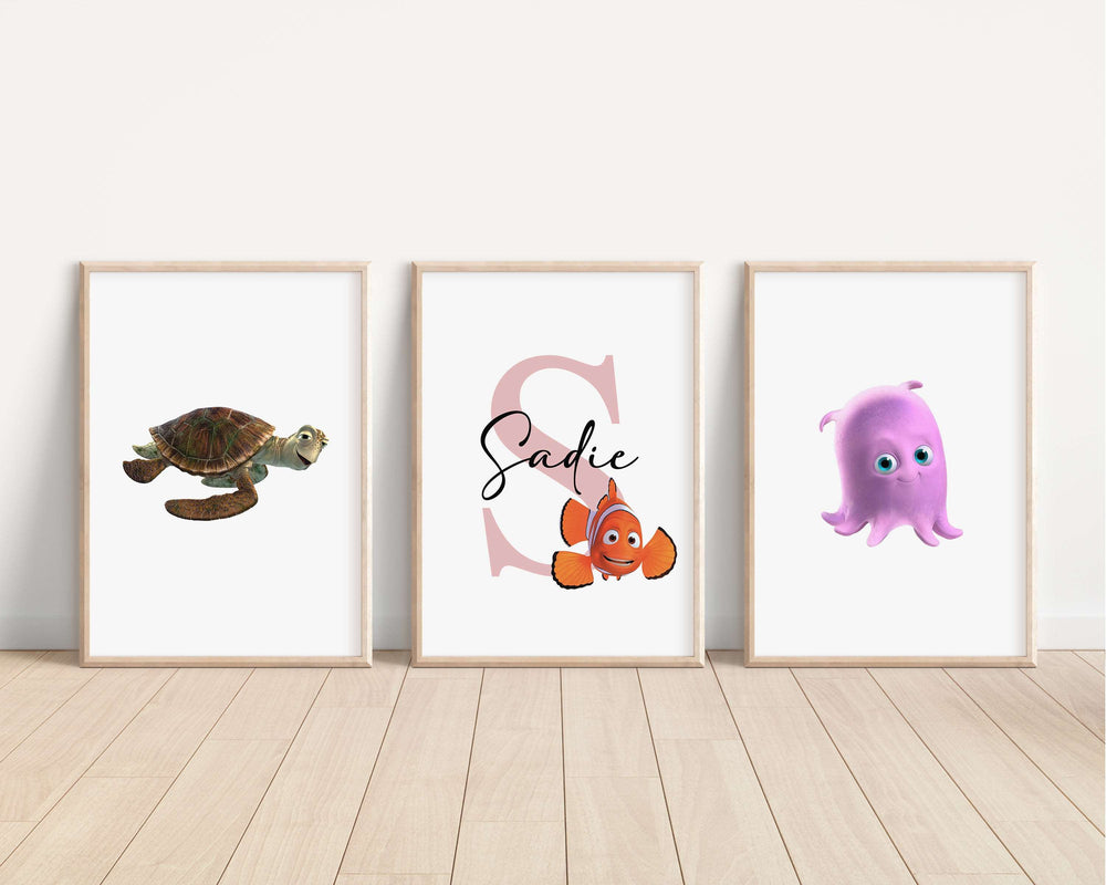 SET OF 3 Finding Nemo Prints