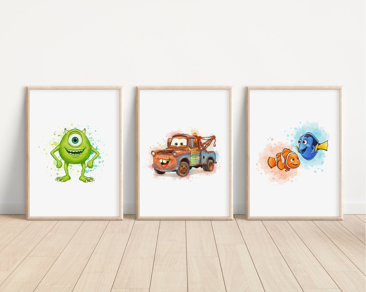 Watercolour Pixar Disney Prints