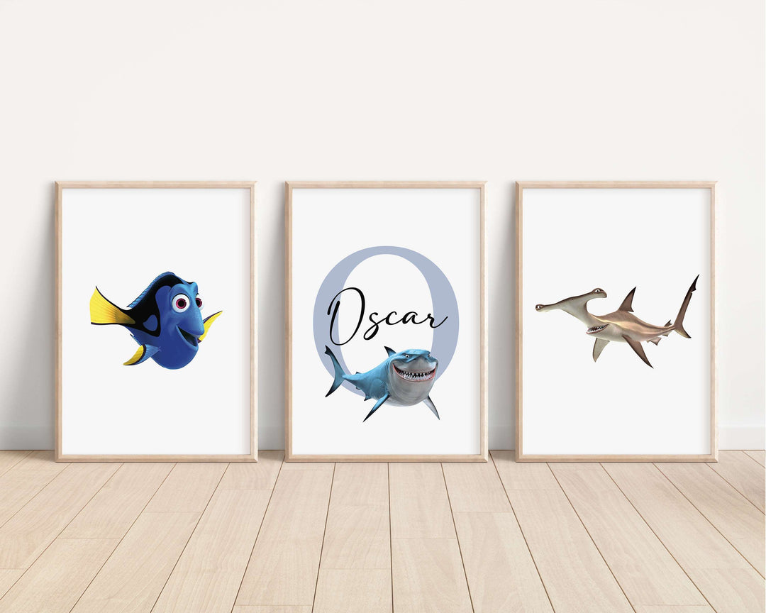 SET OF 3 Finding Nemo Prints