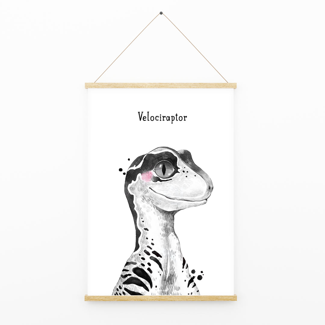 Dinosaurs Watercolour Print, Bedroom Nursery Decor