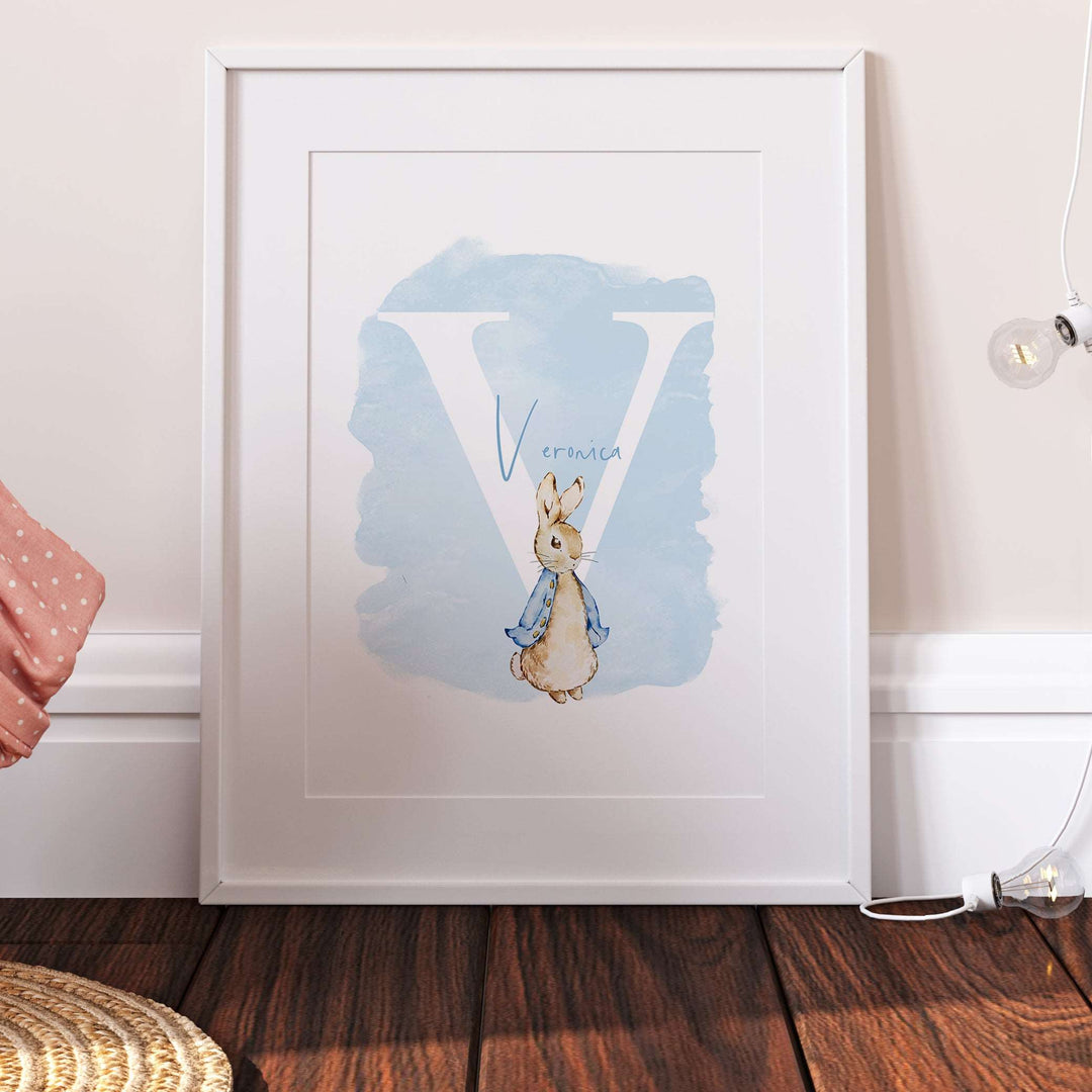 Personalised Peter Rabbit Beatrix Potter Wall Print