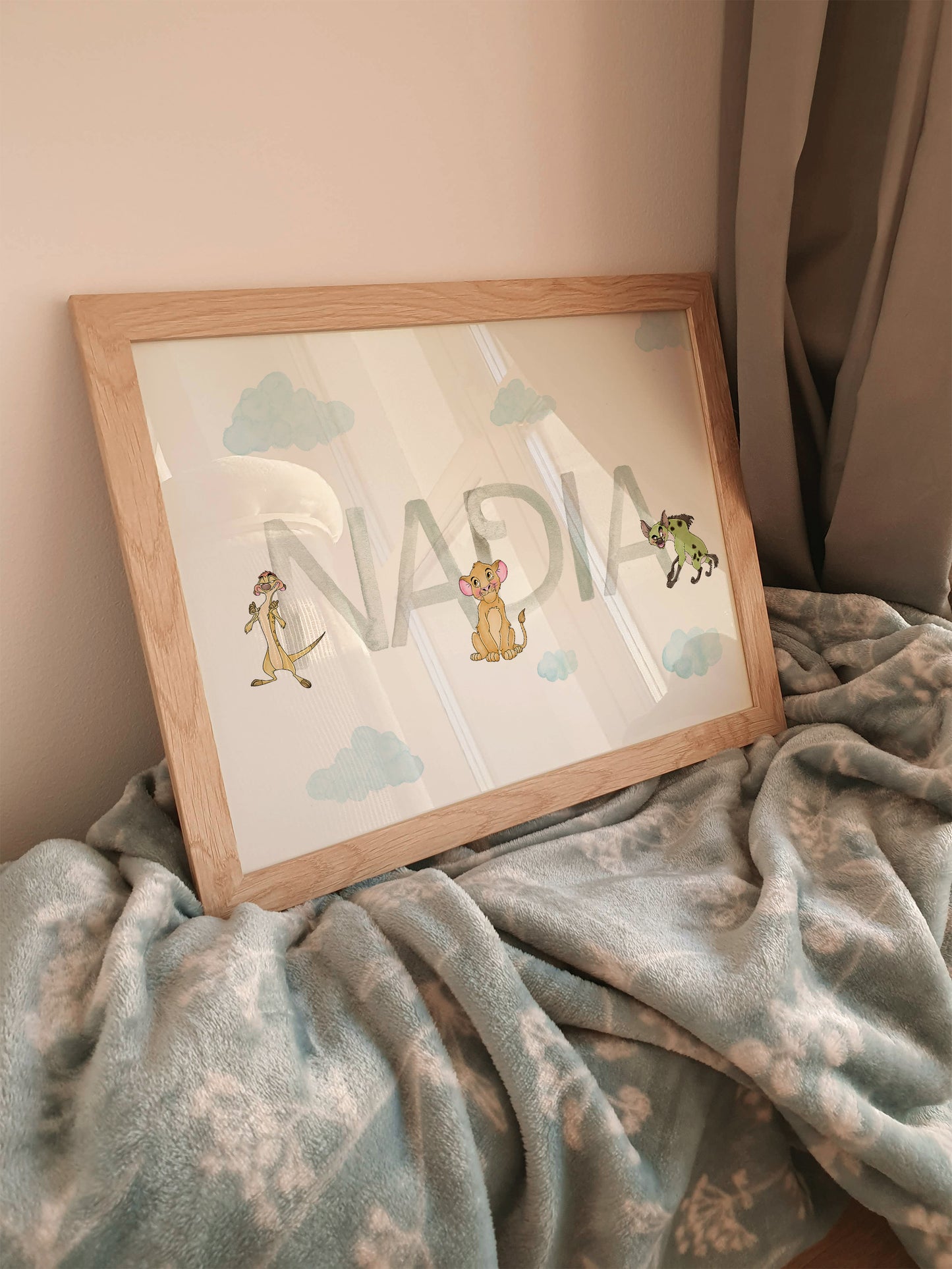 The Lion King Personalised Watercolour Print