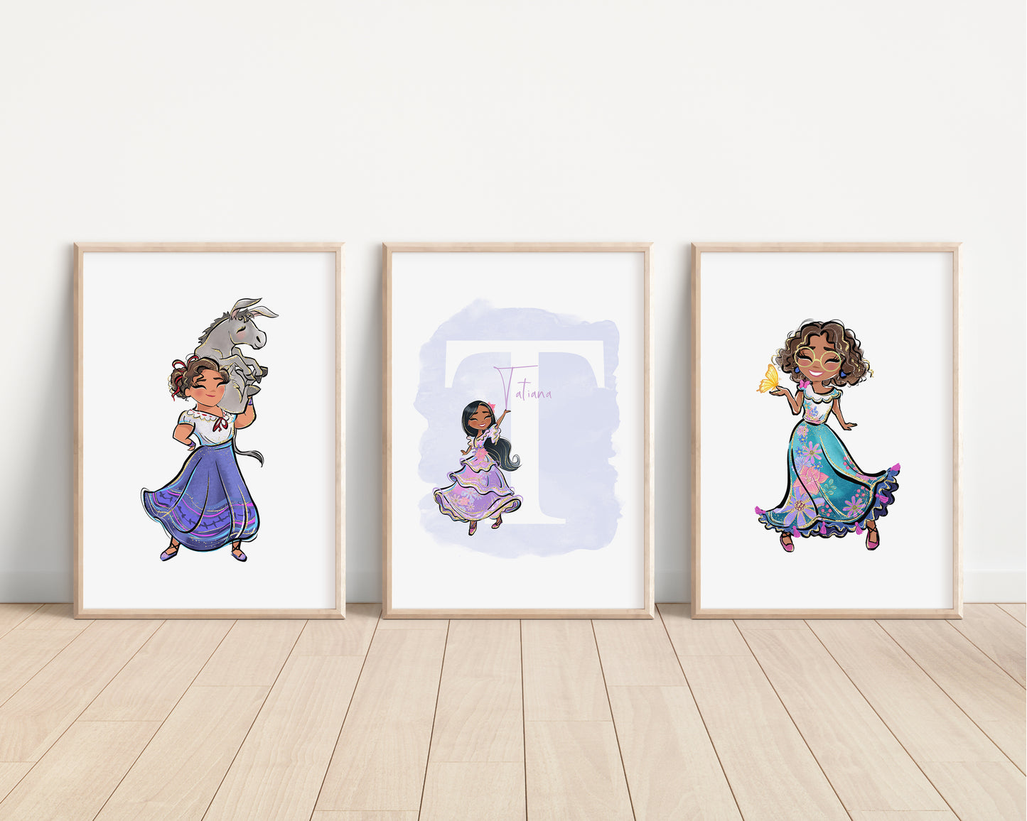 SET OF 3 Disney Encanto Personalised Prints