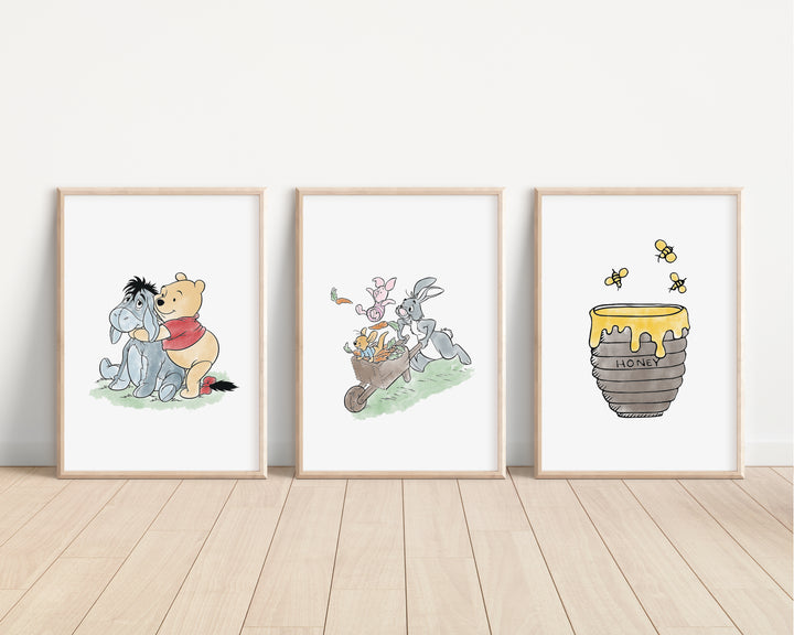 Winnie the Pooh and Friends Wall Prints