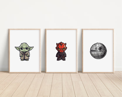 Star Wars Disney Wall Prints