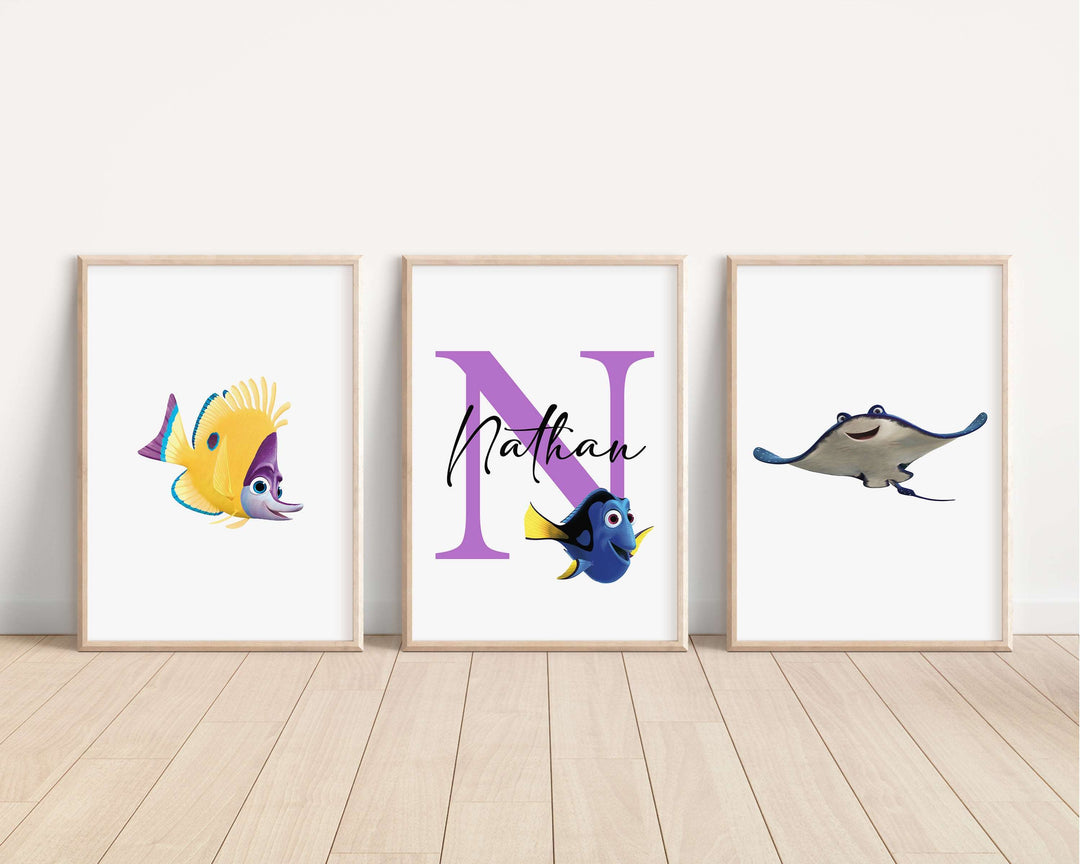 SET OF 3 Finding Nemo Prints