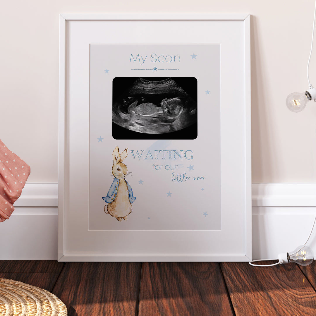 Peter Rabbit Personalised Baby Scan Ultrasound Print